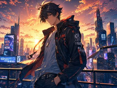 麻豆动漫-都市黄昏少年行热血短片
